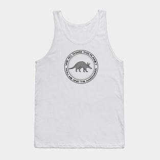 Aardvark - We All Share This Planet - animal design on white Tank Top